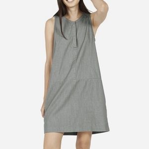 Everlane The Sleeveless Dress Medium Dark Gray Wash